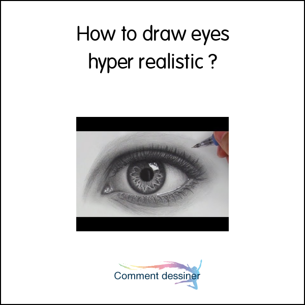 How to draw eyes hyper realistic